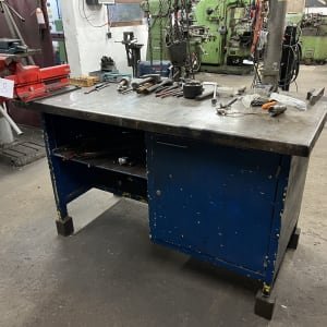 Workbench with contents