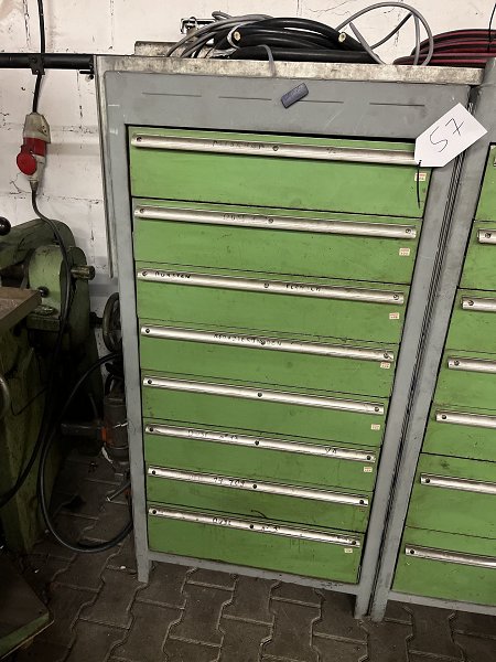 Tool cabinet with contents