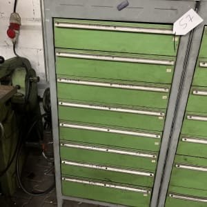 Tool cabinet with contents