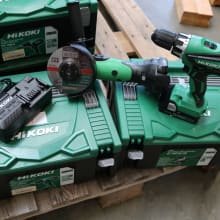 HIKOKI G18DSL + DV18DJL Cordless impact drill + angle grinder