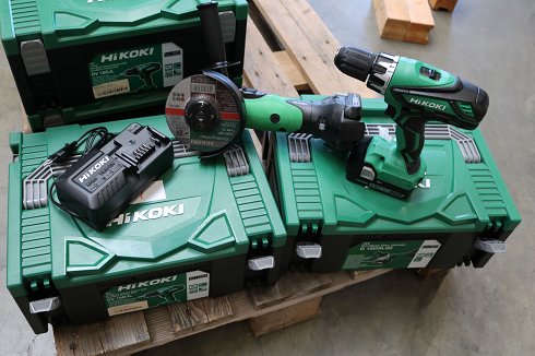 HIKOKI G18DSL + DV18DJL Cordless impact drill + angle grinder