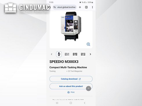 &#x27a4; Se vende Brother Speedio M 300 X3 de segunda mano | gindumac.com