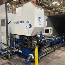 EDEL STANZTEC Profilmatic 680 pipe punching machine