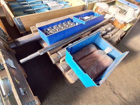 2 pallets of residual material