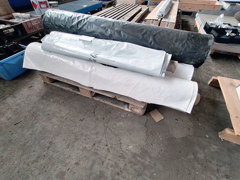 5 rolls of LDPE shrink film