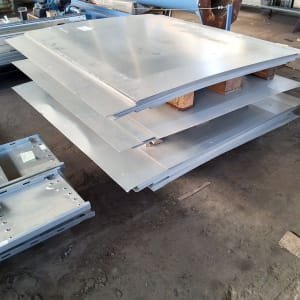 Lot 1 mm thick galvanized sheets