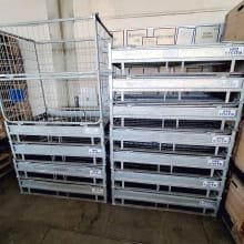 11 HPD pallet cages for the food industry