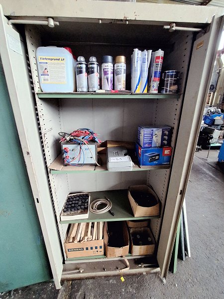 Cabinet contents electrical and consumables