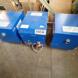 3 x mobile high-vacuum torch extraction units