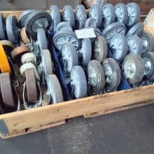 Items fetra and Blickle swivel and transport castors