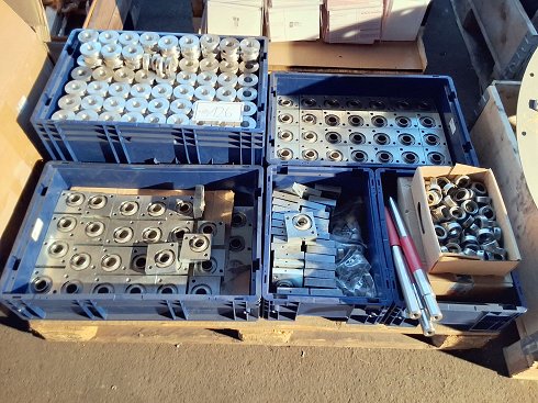 5 boxes of roller ball bearings + accessories