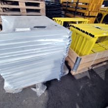 3 pallets with contents