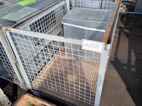 Mesh box with galvanized contents