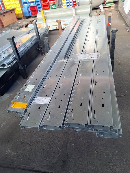 Stanchion pallet with contents