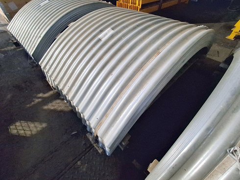 Lot of galvanized belt cover / silo sheets