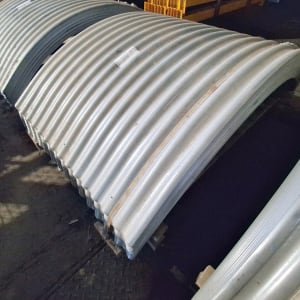 Lot of galvanized belt cover / silo sheets