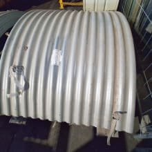 Lot of galvanized belt cover / silo sheets