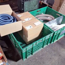 2 boxes of cable protection conduits + seals