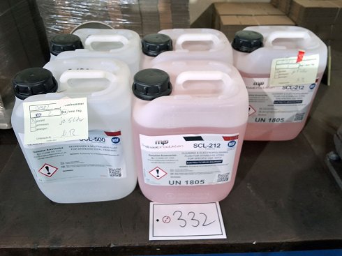 5 canisters of electrolyte SCL-212 + SCL-500