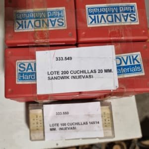 Lote de 300 insertos indexables