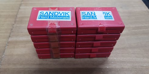 Lote de insertos indexables¿30 mm SANDVIK