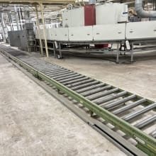 WTT Roller conveyor driven approx. 60 running meters