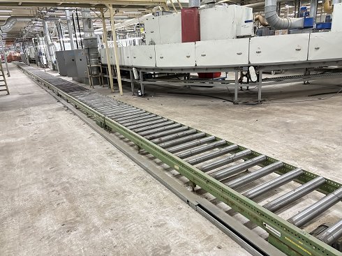 WTT Roller conveyor driven approx. 60 running meters