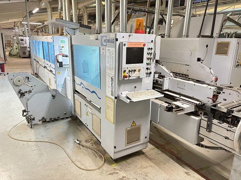 HOMAG TB 10 / KFL 525 / TDL 310 / KFL 526 Double-sided edge banding line 4-fold