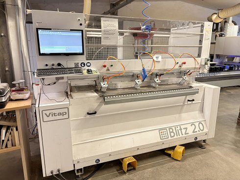 VITAP Blitz 2.0 CNC drilling and dowelling machine