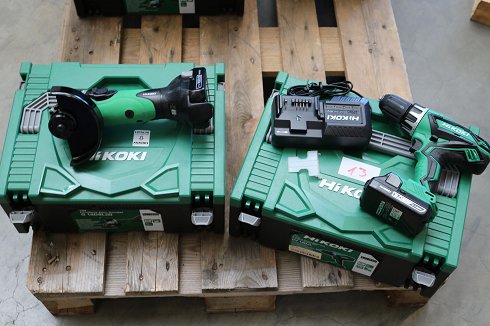 HIKOKI G18DSL + DV18DJL Cordless impact drill + angle grinder