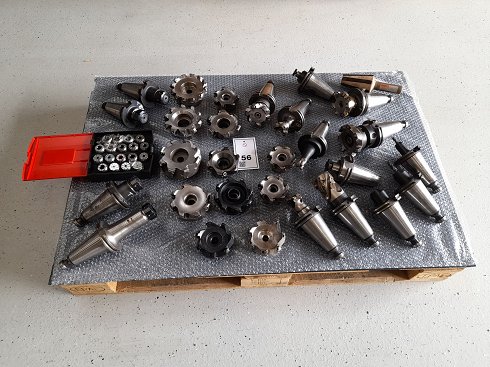 HOLEX, GARANT, SECO Tool holders, corner and face milling cutters, indexable inserts