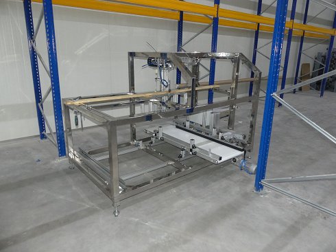 Unfinished/semi-finished conveyor unit