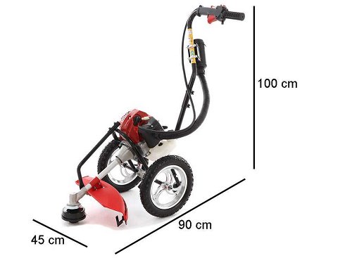 Desbrozadora de Gasolina con Ruedas de 52cc (Nueva)