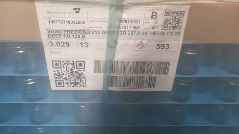 39144 Tarros de cristal pequeños de 25.7 cl sin tapa LT1