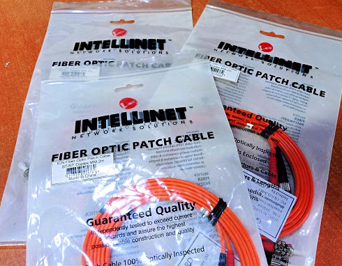 4 Unidades CABLE PATCH CORD DE FIBRA ÓPTICA (Stock Nuevo)