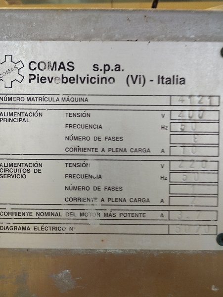 Escudilladora marca COMAS