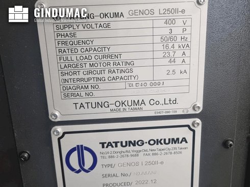 &#x27a4; Venta de Okuma GENOS L250IIe usados | gindumac.com