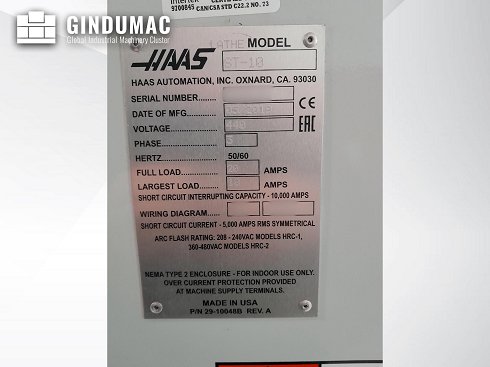 &#x27a4; Venta de HAAS ST-10 - Torno vertical usado | gindumac.com