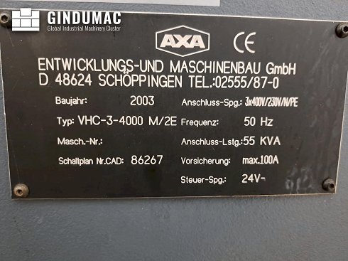 &#x27a4; Venta de AXA VHC 3-4000 M/2E usados | gindumac.com