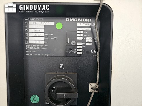 &#x27a4; Venta de DMG MORI CMX 1100 V usados | gindumac.com