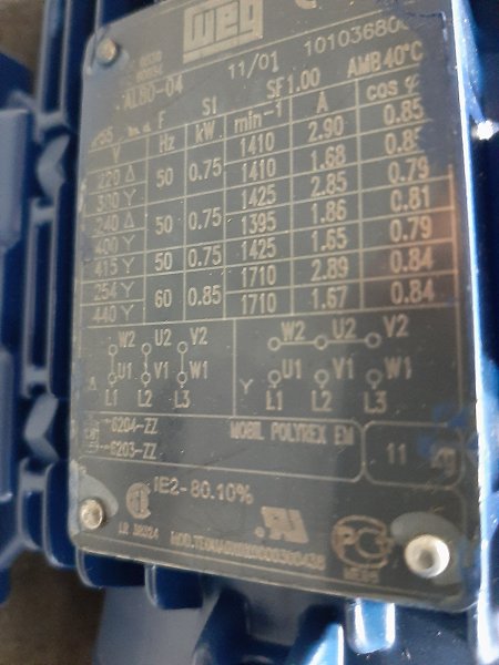 ELECTROBOMBA KSB ITUR MODELO RC-01 - NUEVA (SIN USAR)