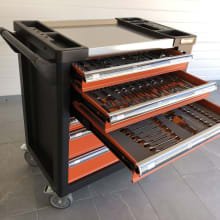 HüTTENBERG¿ Complete Tool Trolley (17 elementos disponibles)