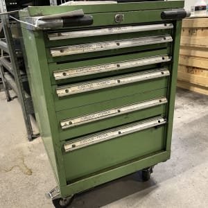 HUNI Workshop trolley with contents