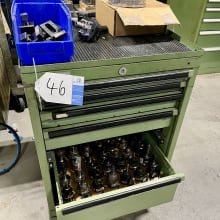 Workshop trolley with contents