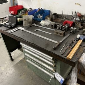 Workbench with contents