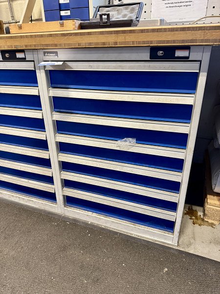 GARANT Workshop drawer cabinet with contents