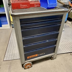 GARANT Workshop trolley with contents