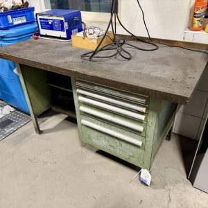 Workbench with contents