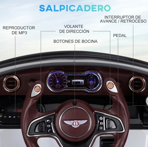 Coche Electrico Tripulado Modelo BENTLEY GT (Nuevo)