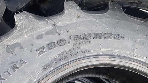 4 Ruedas Firestone 280/85 R20 (Nuevas)